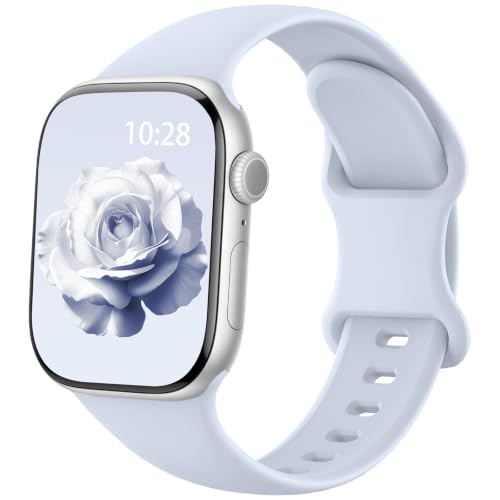 Image of Silicone Sport Band Compatible with Apple Watch Bands for Women Men | Soft Wristband 40mm 38mm 41mm 44mm 45mm 46mm 42mm 49mm, Replacement Strap for iWatch Series 11 10 9 8 7 6 5 4 3 2 1 SE Ultra