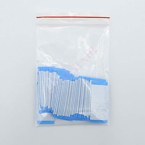 "Extenda Bond" Double Sided Tapes Stickers Adhesive for Men Hair System Replacement Toupee Hair Extension Wig Bundles Hair Weave Closure Lace Frontal Contour Straight(36PCS x 1 Bag) Cover