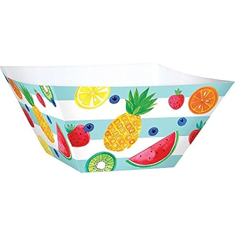Amscan Fruit Salad Summer Party Bowls Cover