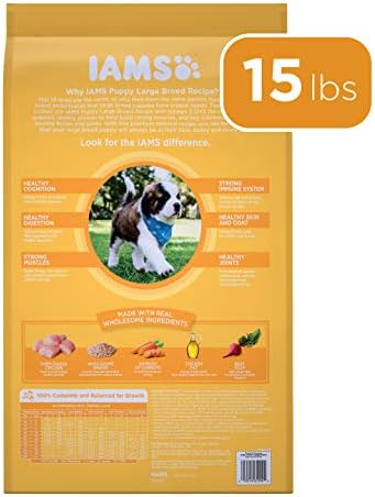 Amazon.com: IAMS Smart Puppy Large Breed Dry Puppy Food with ...