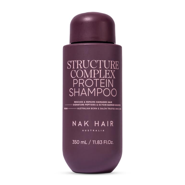 NAK Signature Structure Complex Protein Repair Shampoo 350ml - Strengthens & Smooths Damaged Hair with Peptide Technology