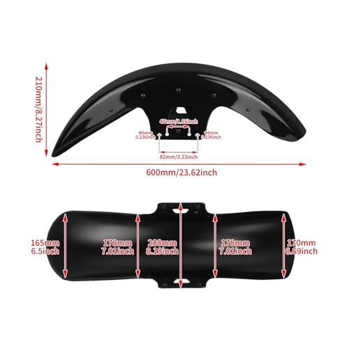 Garde-Boue Avant Moto Touring Finition Premium Roue 19