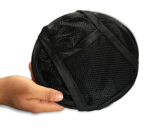 Simplized Popup Laundry Hamper (1 & 2 Pack) Foldable Pop-Up Mesh Hamper Dirty Clothes Basket W Carry Handles (Hanging - 2 Pack) #TOP5