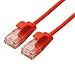 Produktbild ROLINE UTP DataCenter Patchkabel Kat.6A, LSOH, slim, rot, 1,5 m