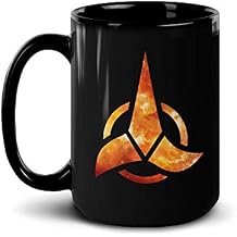 Star Trek Discovery Klingon Logo Black Mug - مرخص رسميًا - 15 أونصة