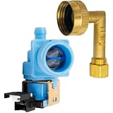 Valvola di ingresso dell'acqua di ricambio per lavastoviglie Kenmore W10327250 W10327249 – Unità di ingresso singola Easy Fit (Kit)