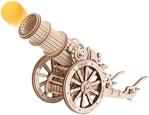 ROKR 3D Wooden Puzzles Model Building Kits - DIY Science STEM Projects Wooden Catapult Toys for Adults