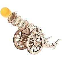 ROKR 3D Wooden Puzzles Model Building Kits Cannon Toys - DIY Wooden Catapult Toys STEM Educational Projects for Men and Women