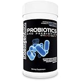 50 Billion CFU Probiotic with Prebiotics, No Refrigeration Needed, with Sunfiber and FOS for 10x...