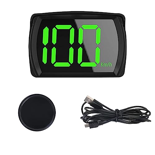 Sporgo Auto Digitale HUD Head Up Display: Tacho GPS Auto 3.15 * 2.13 Zoll Tachometer Rad, Fahrradcomputer mit LCD-Bildschirm Tacho Geeignet für Alle Arten von Autos