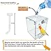 kathson Acrylic Bird Cage Bath Box,Parrot Hanging Tube Shower Box Birds Bathtub Cage Accessory with Water Injector Feeding Spoon for Small Pet Canary Lovebird Budgies Parakeets Cockatiel Conure(3 Pcs)