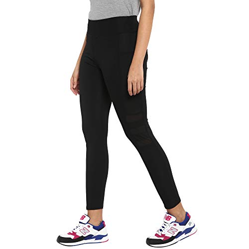 Image of CHKOKKO Women's High Rise Regular Fit Polyester Blend Sports Leggings (JSSTIGHT)