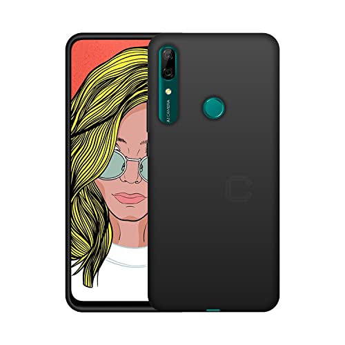 Image of Case Creation Compatible with Huawie P Smart Z 2021 Back case, Huawie P Smart Z Slim Flexible Smart Look case with 360 Camera All Angle Protection (Pure Black)