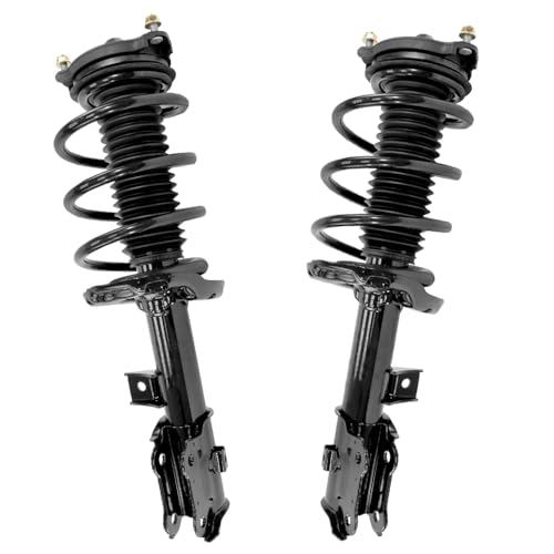 Image of Detroit Axle - 4pc FWD Front Struts Kit for 2016-2018 Hyundai Tucson 2017-2020 Kia Sportage, Driver and Passenger Side 2 Struts with Coil Springs 2 Lower Control Arms with Ball Joints Replacement