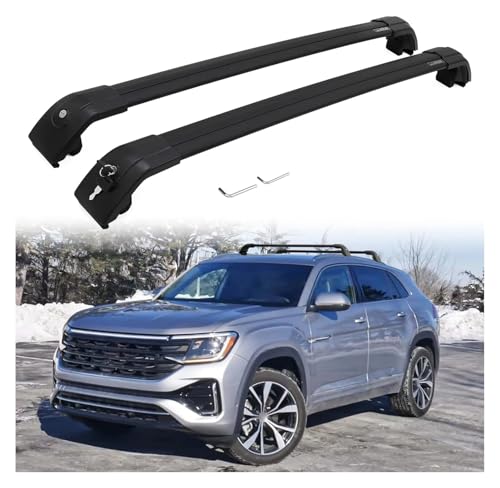 Barre de toit pour VW Atlas Cross Sport 2020-2024 avec antivol - 7