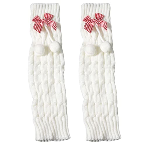 Women Knit Winter Leg Warmers Loose Lady Boot Stockings
