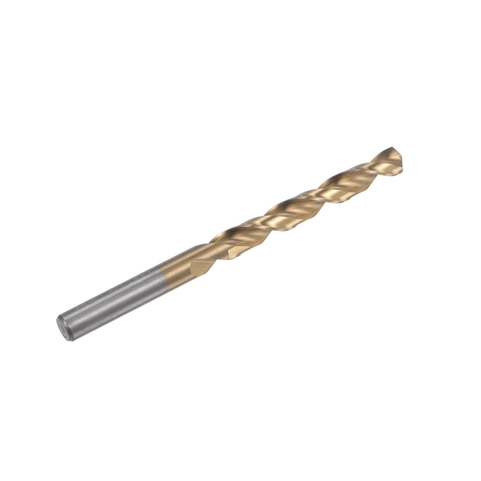 sourcing map Foret Hélicoïdal Bit 9,1 mm Titane Revêtu (HSS-E) M42 Haute Vitesse Acier 8% Cobalt Droit Tige pour Inox Acier Aluminium Alliage Métal