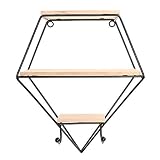 【HOME DECOR & ORGANIZE】: Questi scaffali decorativi fluttuanti sono attraenti e robusti.Perfect per qualsiasi arredamento rustico, moderno o naturale.