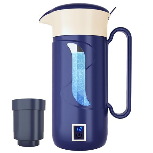 Générateur D'eau Hydrogène 2000 Ml - Pichet Bouilloire En Verre Borosilicate - 110/220V