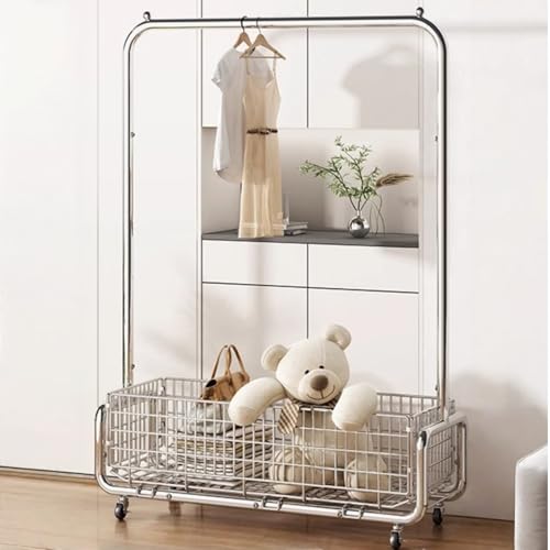 KOGB���@�\�Ŏ����^�щ\�ȃt���A�X�^���h�^�n���K�[���b�N�B�L���X�^�[�t���B���ʊ���~�߃r�[�Y�Ɛ[�߂̃��b�V���o�X�P�b�g�Ŏ��[���ȒP�B�����ߗށA�ߗ��i�X�A�Q���A�ƒ�p�A���r���O���[���A���ւȂǁA�l�X�ȏꏊ�ɍœK�ł��B�X�^�C���b�V���ł��B (�N���X�^���V��