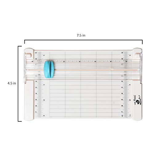 Image of Little Birdie Paper Trimmer and Scoring Board | Compact 3in x 6in Paper Cutter (A5) for Craft, Office, and Home Use | Includes Cutting and Scoring Blades | Anti-Slip Base and Easy Blade Change