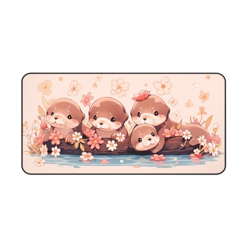 Cute Animals Mouse Pad – Kawaii Desk Mat with Playful