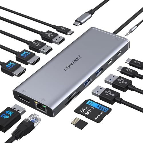 USB C Docking Station 14-in-1