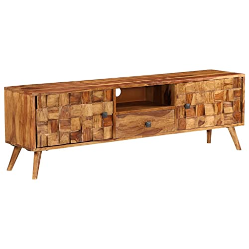 Mueble Para Televisión Con Luces LED De 120 Cm Fabricado En Madera Y Vidrio De Color Blanco Brillante Vidaxl