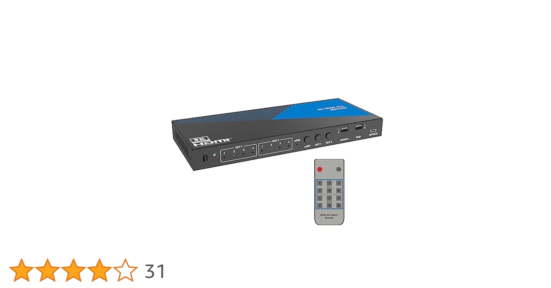 Amazon | DAIAD HDMI マトリックス eARC対応 8K 60Hz 音声分離
