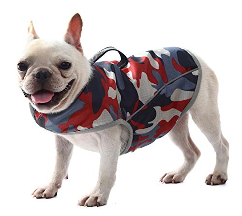 dog anxiety harness - Dog Anxiety Jacket- Keep Calmig Vest Reflective Thunder Coat with D-Ring and Training Handle for Small Medium Large Dogs,Camouflage