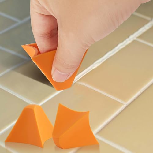 TINGTING Silikonentferner Werkzeug Set mit Glättmittel Silikon – Silikonfugen Abzieher & Fugenglätter Silikon – Multifunktionales Fugenabzieher Set für Bad, Küche & Fliesen
