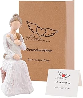 ACTLATI Mother and Son Figurines Mother and Son Sculptures You Will Always Have Me Hand-Painted Figure Statue, Gift for Mom From Son A Gift to Celebrate Mother's Day, Mother's Birthday