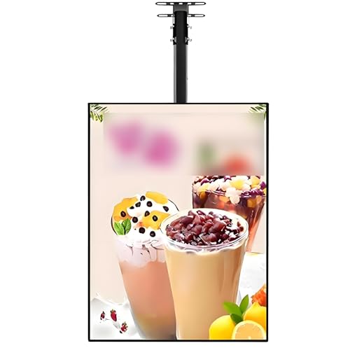 Caja de luz LED para menú, tablero de menús 3D retroiluminado para restaurantes y cafeterías, cartelera horizontal montada en la pared