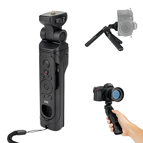JJC Shooting Grip w. Detachable Wireless Remote and Tripod for Vlogging, for Nikon Z30 Z6II Z7II Z fc Z50 Coolpix P1000 P950 A1000 B600 Cameras
