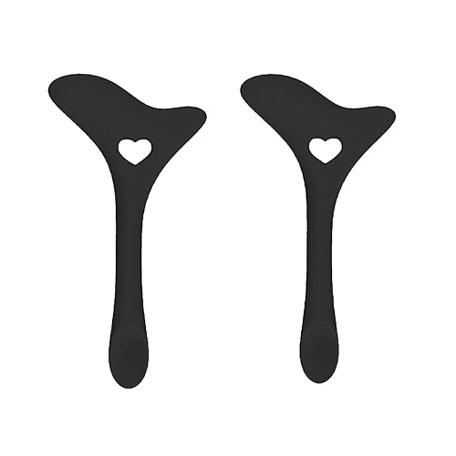 SHANPIN 2 plantillas de ojos reutilizables de silicona para ayudar a los ojos, delineador de ojos, delineador de pestañas, sombra de ojos, lápiz