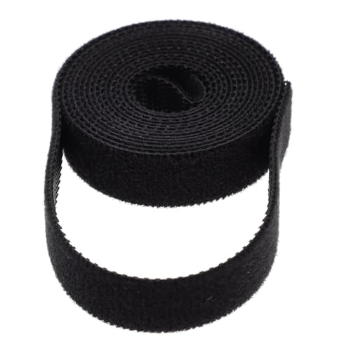 SUPVOX 1 Rollo Lazo de Planta Gancho y Tiras Largo Dobladillo Reutilizable Tachuelas jardineria Accesorios Plantas trepadoras Corbata de jardinería Corbata de árbol de Planta Nylon Black