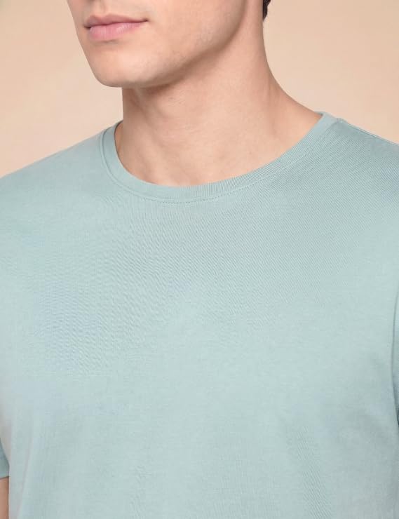 Image of FYLTR Men's Solid T-Shirt - Half Sleeve | Round Neck | 100% Cotton | Regular Fit T-Shirt (Pack of 2)