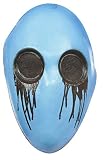 Ghoulish Productions Eyeless Jack Mask Cannibalistic Murderer Cosplay Adult Latex Blue Creepypasta