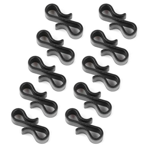 10/50Pcs Christmas Tree Home Decoration Hooks Gutter Hooks Reusable S Hooks Outdoor Light Clips Enduring
