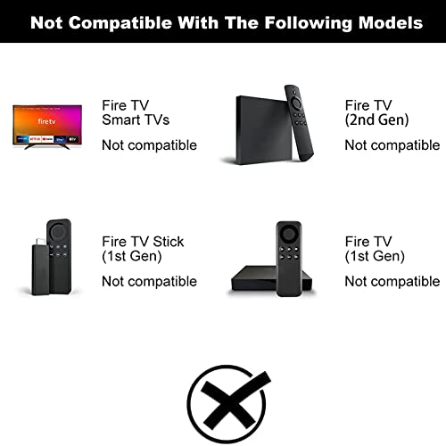 Replacement New Voice Remote (3Rd Gen) Compatible Fire Tv Stick (2Nd Gen, 3Rd Gen, Lite, 4K) Fire Tv Cube (1St Gen And Later) And Fire Tv (3Rd Gen) #TOP2