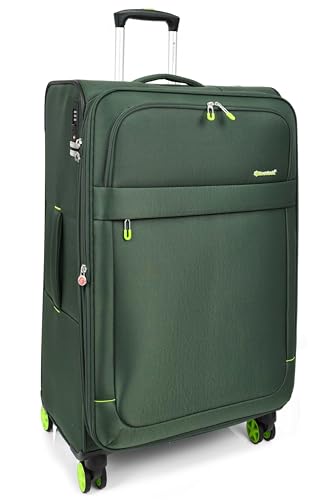 Valise rigide verte TrekMate L pour vos vacances et longs déplacements en famille