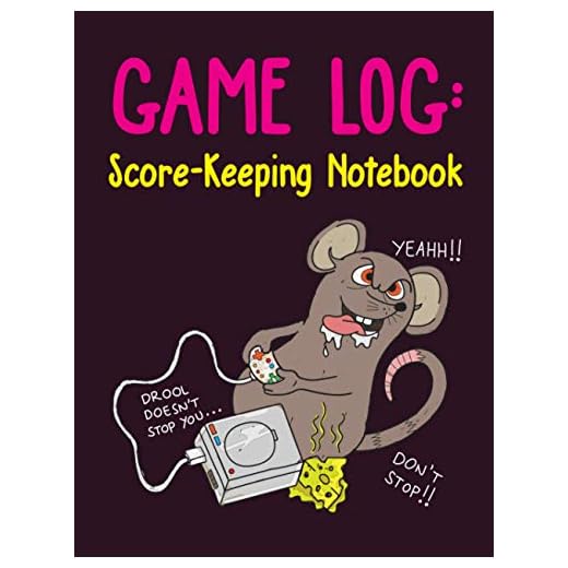 Game Log: Game Record Book, Score Keeper, Fouls, Scoring Sheet, Indoor Games recorder Notebook Gifts for Game Night, Friends, Family