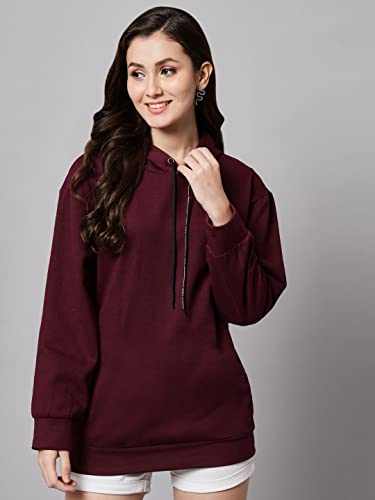 Image of FUNDAY FASHION Women's Fleece Hooded Neck Sweatshirt