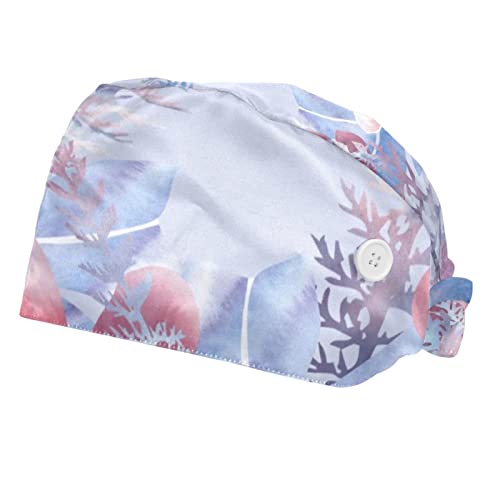 Chapeaux bouffants 2PCS JDEZ avec bandeau anti-transpiration pour femmes et hommes