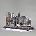 Produktbild Gebäude Modell Suite 3D Jigsaw Handwerk Notre Dame LED Beleuchtung Puzzle Eltern Mit Kinder Pädagogisches Spielzeug Gebäude Modell Manuelle Montage Dekorationen Und Home Schlafzimmer Bücherregal