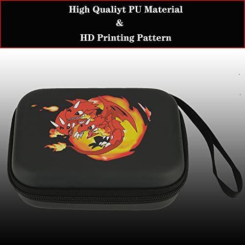 Yosuny Spielzeug Organizer Aufbewahrungskoffer kompatibel mit Bakugan-Figuren, BakuCores und Kampffiguren, Mini-Spielzeugbehälter Tragebox (Schwarz) (Spielzeug Nicht enthalten)