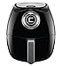 Chefman 3.5 Liter/3.6 Quart Air Fryer with Space Saving Flat Basket Oil Airfryer w/Dishwasher Safe Parts, 60 Minute Timer and Auto Shut Off, BPA Free, Large, Manual