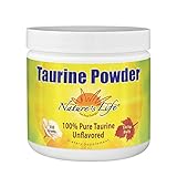 Nature's Life Pure Taurine Powder, Unflavored | Sulfur-Bearing Amino Acid for Healthy Cardiovascular...