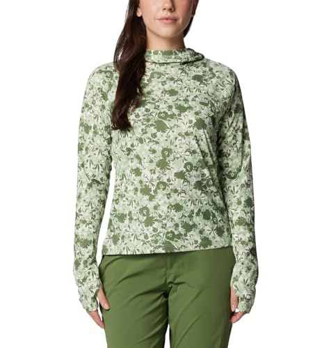Columbia Women's Summit Valley Hoodie, Sage Leaf Popflorid, Large - image 1