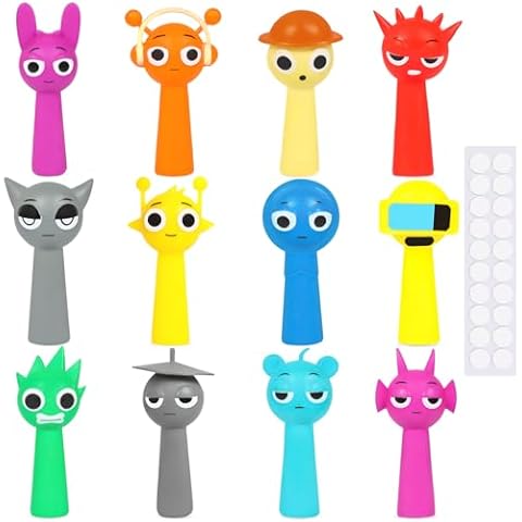HaoHanEup 12Pcs Sprunki Figures Set Cover